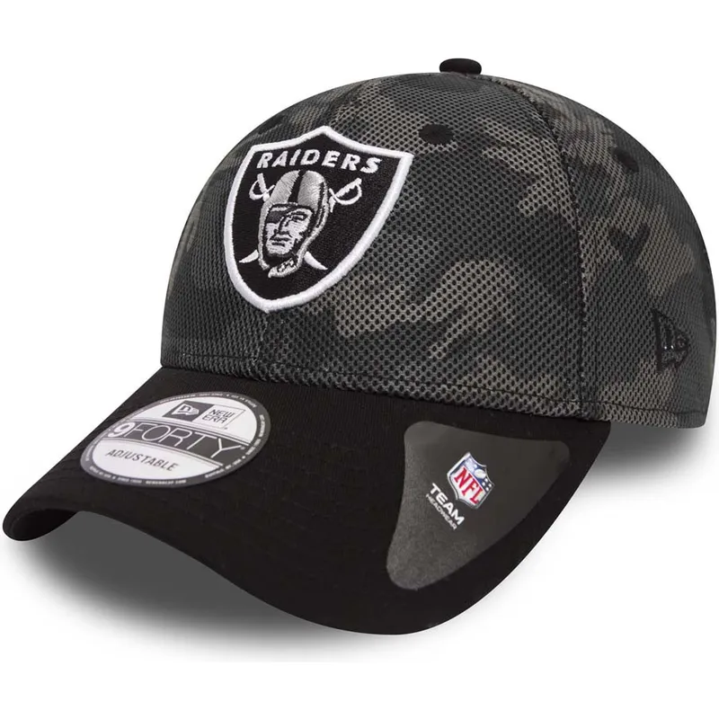 kepsar-curva-kamouflage-justerbart-band-9forty-mesh-overlay-fran-las-vegas-raiders-nfl-av-new-era