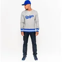 trojor-utan-huva-gra-crew-neck-heritage-fran-brooklyn-dodgers-mlb-av-new-era