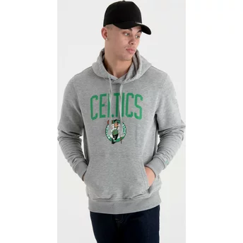 New Era Pullover Hoody Boston Celtics NBA Grey Sweatshirt