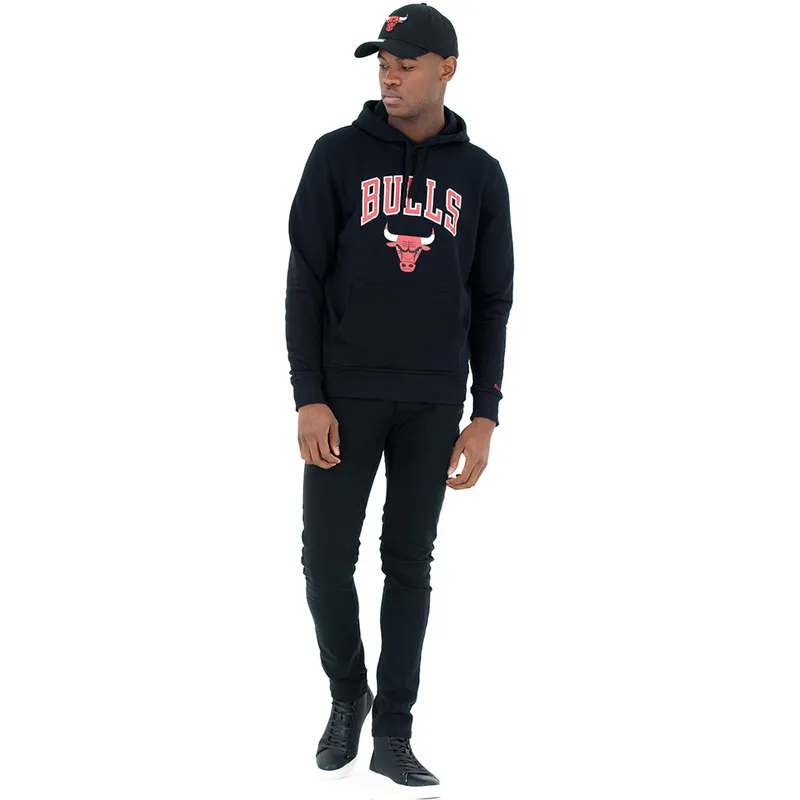 trojor-med-huva-svart-pullover-hoody-fran-chicago-bulls-nba-av-new-era