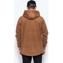 trojor-med-huva-brun-fran-sudadera-con-capucha-marron-pullover-hoody-premium-classics-av-new-era