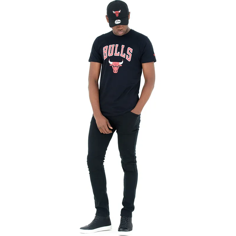 t-shirt-kort-arm-svart-fran-chicago-bulls-nba-av-new-era