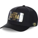 capslab-svart-kurvad-snapback-keps-med-batman-gotham-city-plakett-batp4-dc-comics