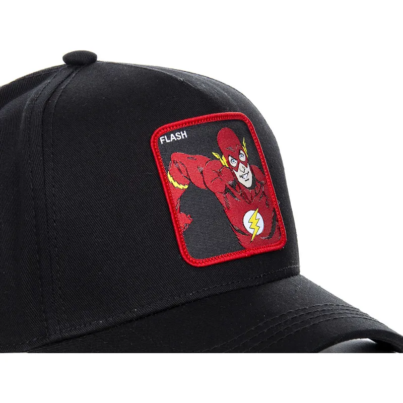 kepsar-curva-svart-snapback-flash-dc-comics-av-capslab