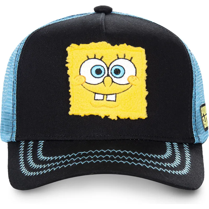 kepsar-curva-svart-snapback-bob-esponja-svampbob-av-capslab