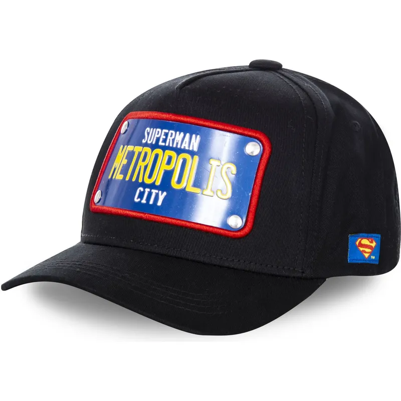kepsar-curva-svart-snapback-superman-dc-comics-av-capslab