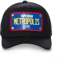svart-bojd-snapback-keps-med-superman-metropolis-city-sup1-dc-comics-platta-fran-capslab