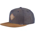 djinns-2tone-oxford-bla-och-brun-6-panel-snapback-keps