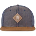 djinns-2tone-oxford-bla-och-brun-6-panel-snapback-keps