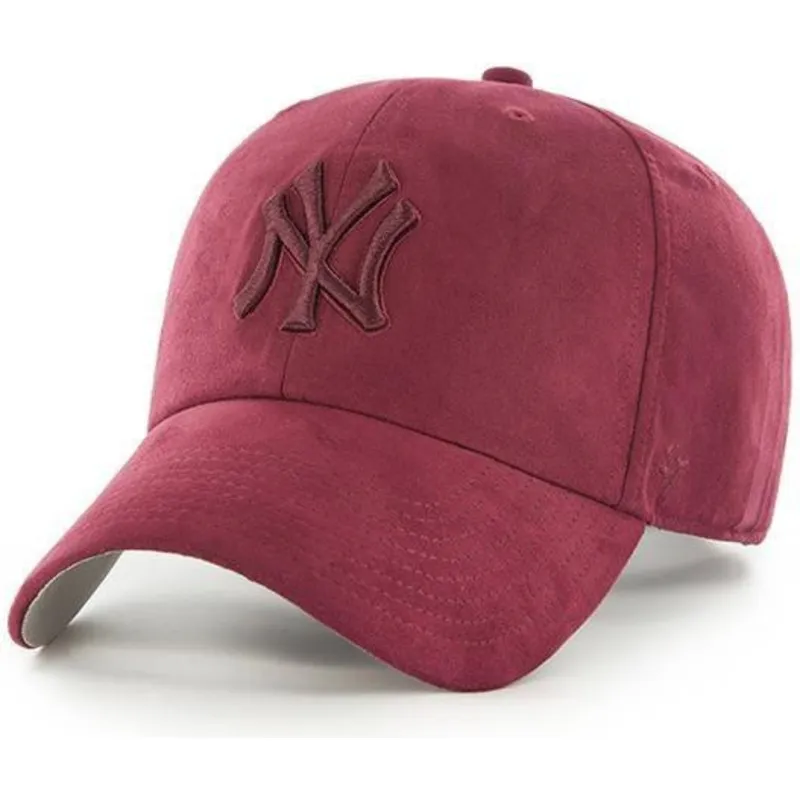 kepsar-curva-rod-justerbart-band-granate-granate-fran-new-york-yankees-mlb-av-47-brand