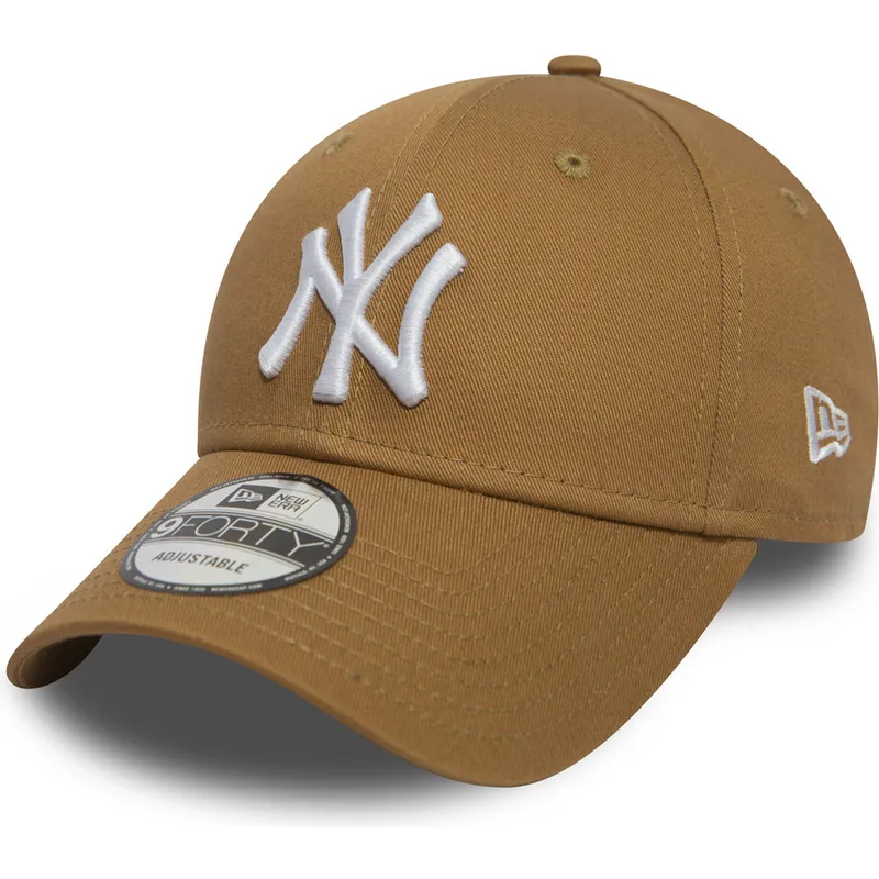 kepsar-curva-brun-justerbart-band-claro-9forty-essential-fran-new-york-yankees-mlb-av-new-era