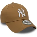 new-era-new-york-yankees-mlb-9forty-essential-justerbar-ljusbrun-bojd-keps