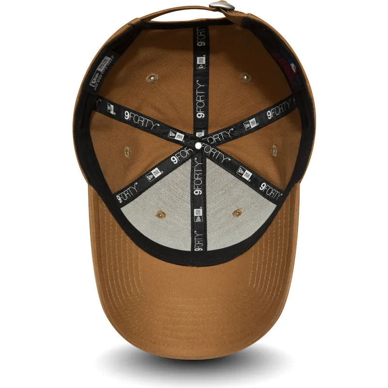 kepsar-curva-brun-justerbart-band-claro-9forty-essential-fran-new-york-yankees-mlb-av-new-era