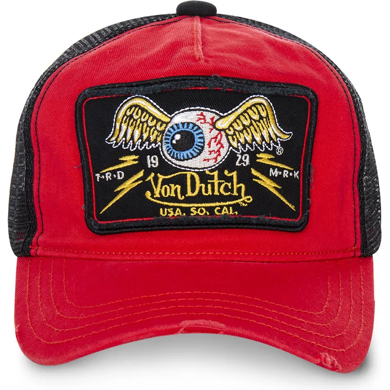 kepsar-curva-rod-snapback-av-von-dutch