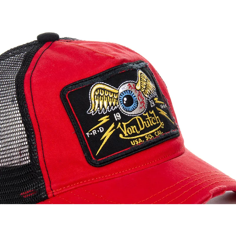 kepsar-curva-rod-snapback-av-von-dutch