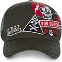 kepsar-curva-brun-snapback-av-von-dutch