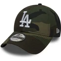 justerbar-9twenty-essential-packable-los-angeles-dodgers-mlb-kamouflagebojd-keps-fran-new-era
