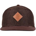 morkbrun-platt-keps-snapback-justerbar-suelin-fran-djinns
