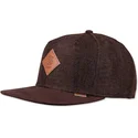 morkbrun-platt-keps-snapback-justerbar-suelin-fran-djinns