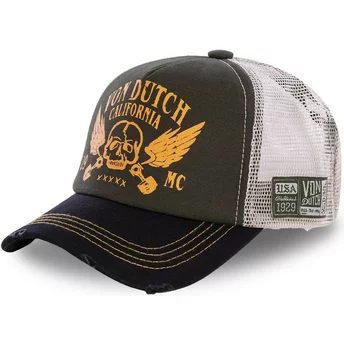 Von Dutch CREW5 Brown and Black Trucker Hat