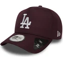 kepsar-curva-rod-snapback-granate-ripstop-a-frame-fran-los-angeles-dodgers-mlb-av-new-era