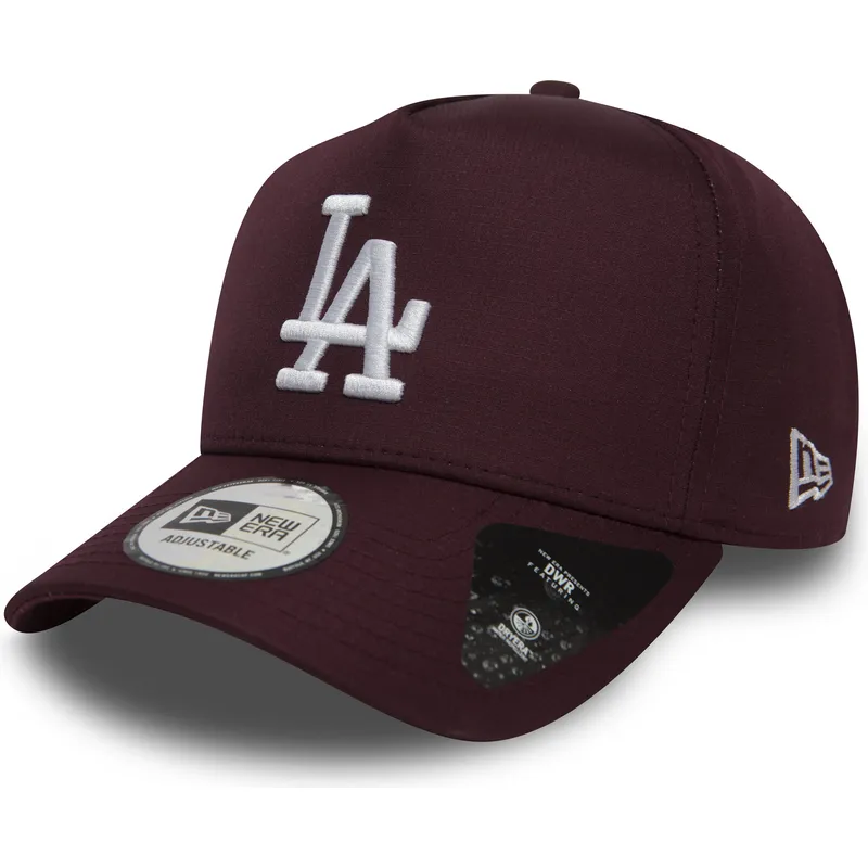 kepsar-curva-rod-snapback-granate-ripstop-a-frame-fran-los-angeles-dodgers-mlb-av-new-era