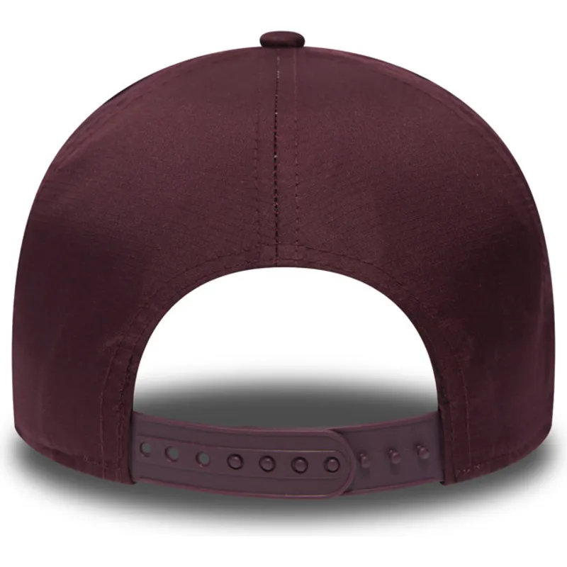 kepsar-curva-rod-snapback-granate-ripstop-a-frame-fran-los-angeles-dodgers-mlb-av-new-era
