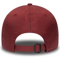 new-era-curved-brim-black-logo-9forty-ripstop-de-new-york-yankees-mlb-maroon-adjustable-cap