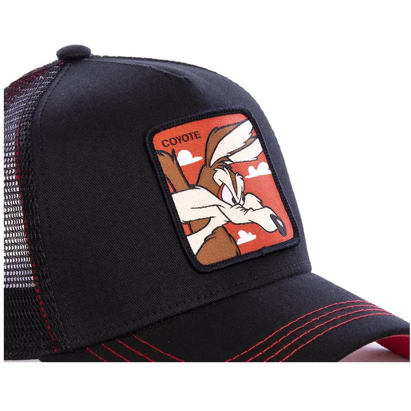 svart-trucker-keps-coyote-coy1-looney-tunes-fran-capslab