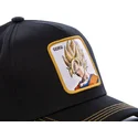 capslab-svart-kurvad-snapback-keps-son-goku-super-saiyan-go2-dragon-ball