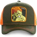 capslab-blanka-bla-street-fighter-gron-och-orange-truckerkeps