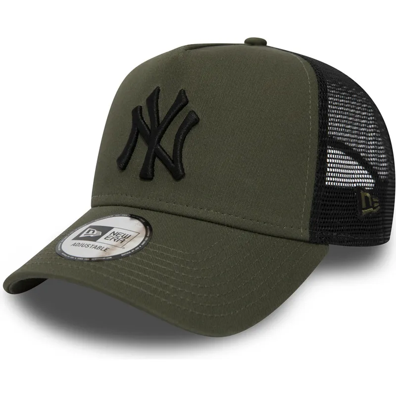 kepsar-curva-gron-snapback-league-essential-a-frame-fran-new-york-yankees-mlb-av-new-era