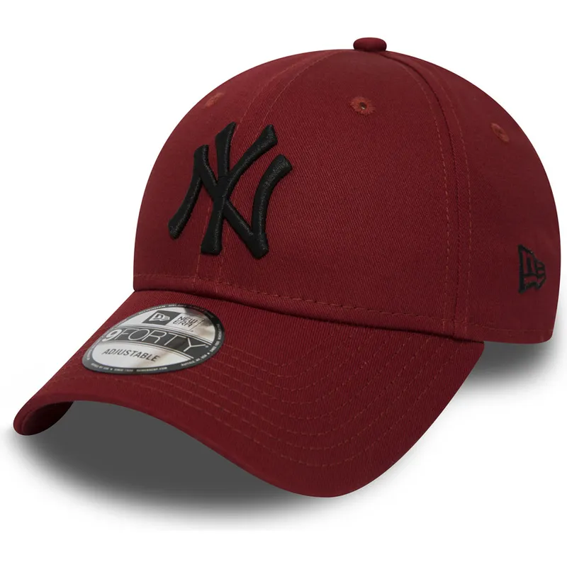 kepsar-curva-rod-justerbart-band-negro-9forty-essential-fran-new-york-yankees-mlb-av-new-era