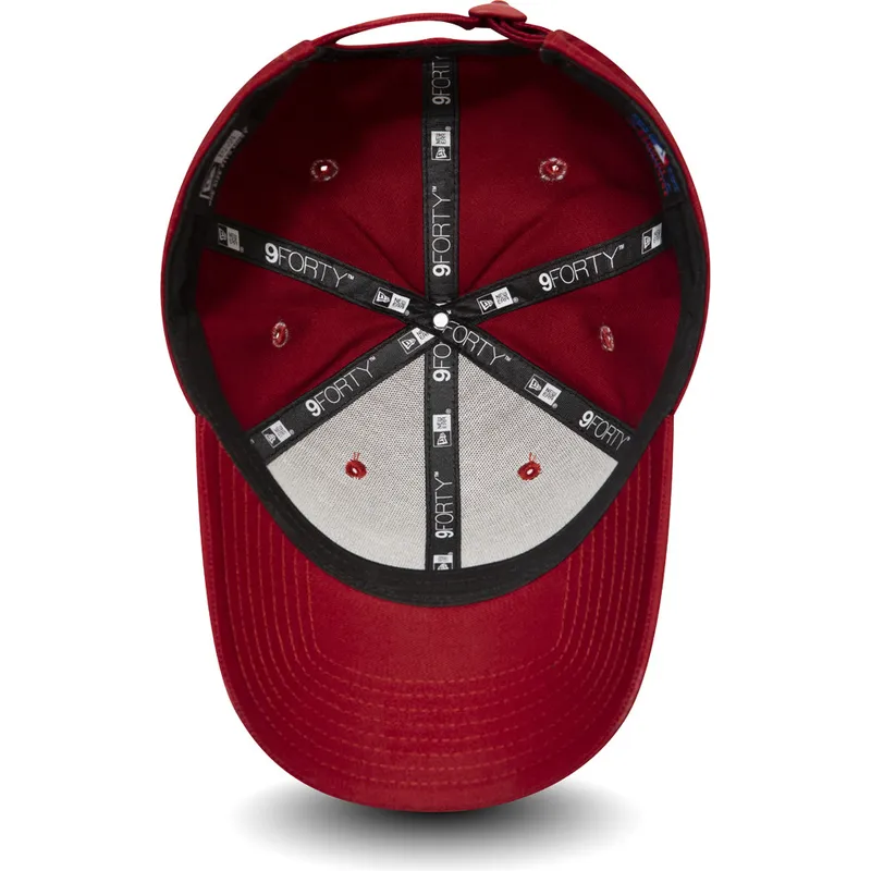 kepsar-curva-rod-justerbart-band-negro-9forty-essential-fran-new-york-yankees-mlb-av-new-era