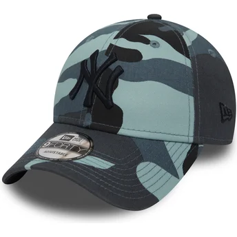 new-era-new-york-yankees-mlb-9forty-essential-justerbar-bla-camouflagemonstrad-bojd-keps-med-svart-logo