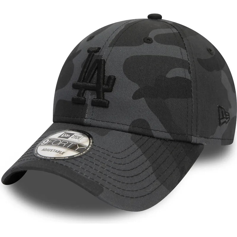 kepsar-curva-kamouflage-justerbart-band-negro-negro-9forty-essential-fran-los-angeles-dodgers-mlb-av-new-era