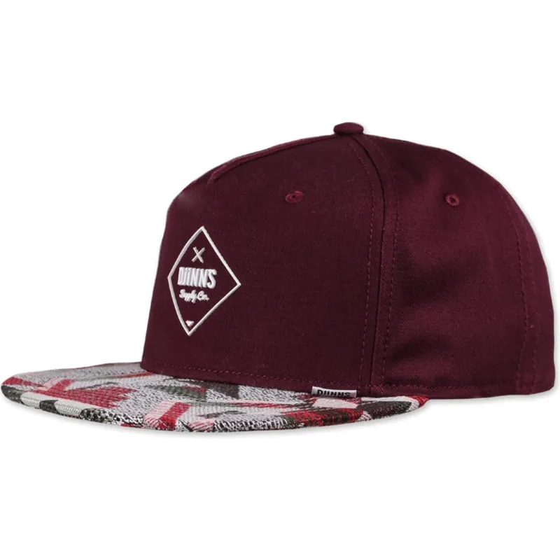 gorra-5-panel-granat-snapback-rubber-aztek-fran-djinns