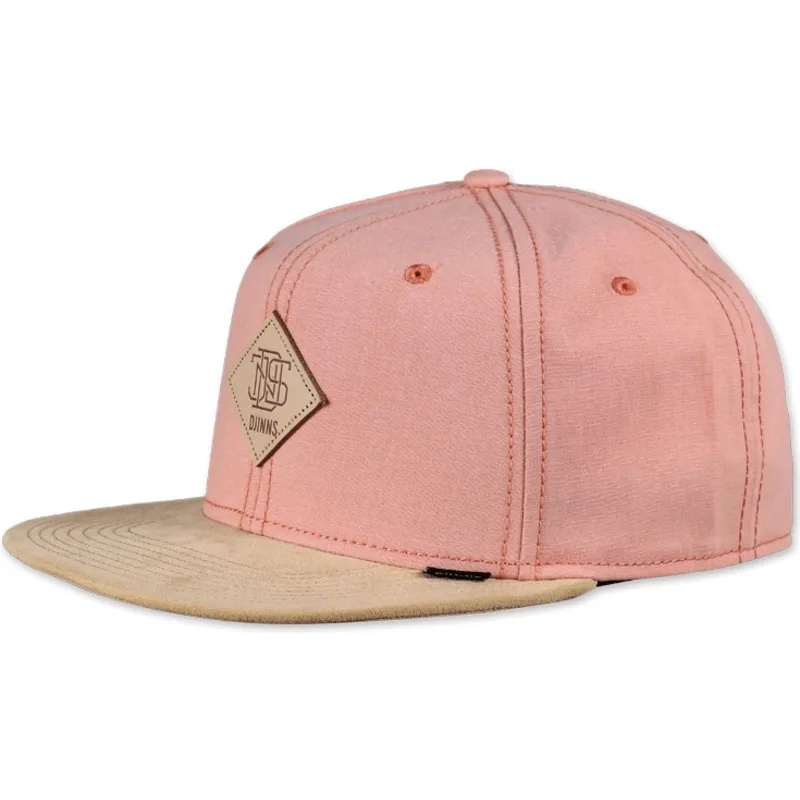 gorra-6-panel-rosa-snapback-melange-twill-fran-djinns