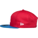 dc-shoes-flat-brim-empire-fielder-red-snapback-cap-with-blue-visor