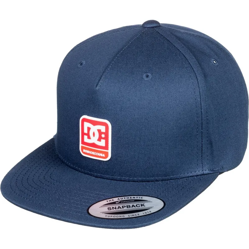 kepsar-plana-marinbla-snapback-av-dc-shoes