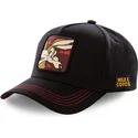 svart-bojd-snapback-keps-coyote-coy3-looney-tunes-fran-capslab