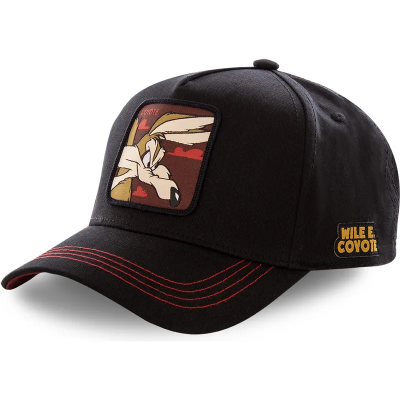 kepsar-curva-svart-snapback-coyote-looney-tunes-av-capslab