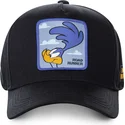 capslab-looney-tunes-correcaminos-roa3-svart-bojd-snapback-keps
