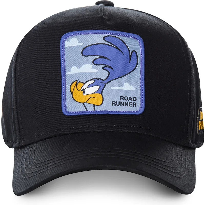 kepsar-curva-svart-snapback-correcaminos-looney-tunes-av-capslab