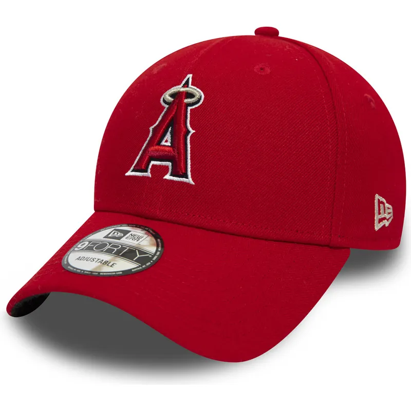 rod-justerbar-kurvad-keps-9forty-the-league-fran-los-angeles-angels-mlb-av-new-era