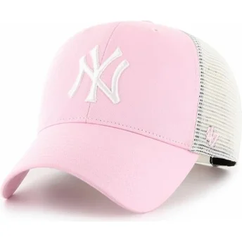 ljusrosa-new-york-yankees-mlb-47-brand-mvp-flagship-truckerkeps
