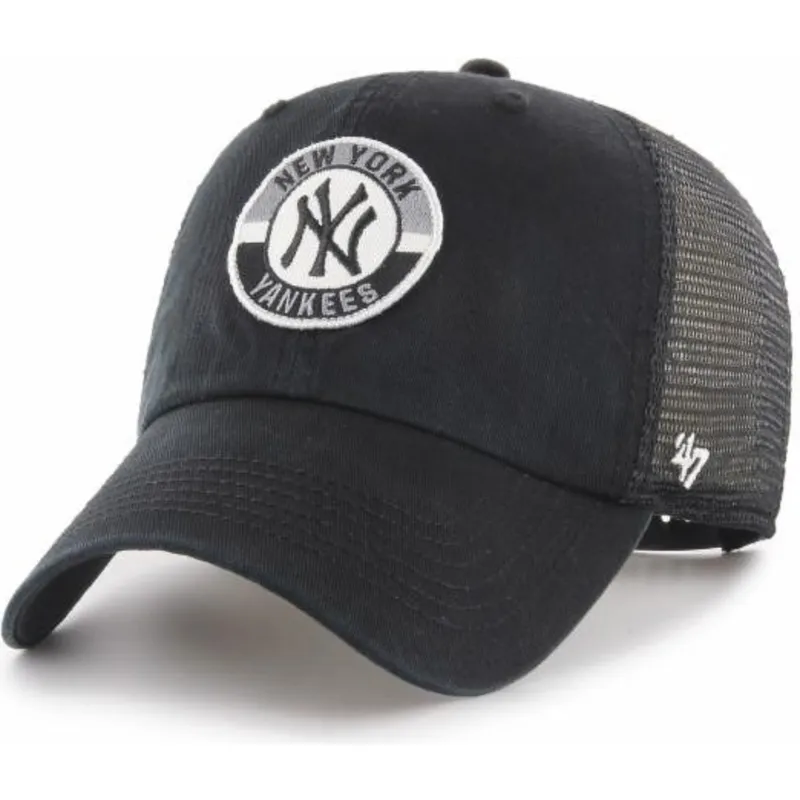kepsar-curva-svart-snapback-clean-up-porter-fran-new-york-yankees-mlb-av-47-brand