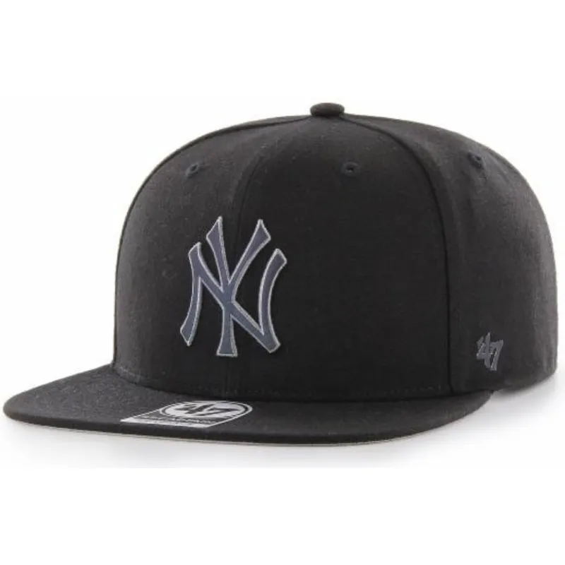 kepsar-plana-svart-snapback-captain-iridescent-fran-new-york-yankees-mlb-av-47-brand
