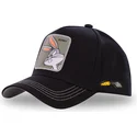 capslab-svart-kurvad-snapback-keps-bugs-bunny-bun3-looney-tunes