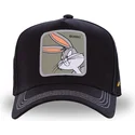 capslab-svart-kurvad-snapback-keps-bugs-bunny-bun3-looney-tunes